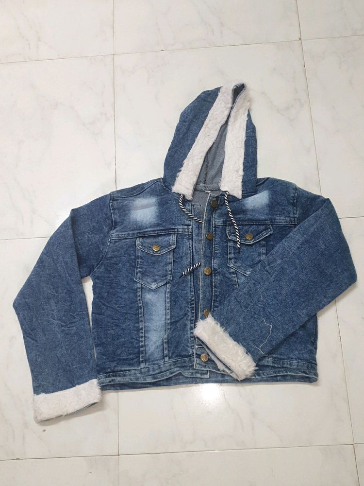 Denim Jacket, 18 In Long,