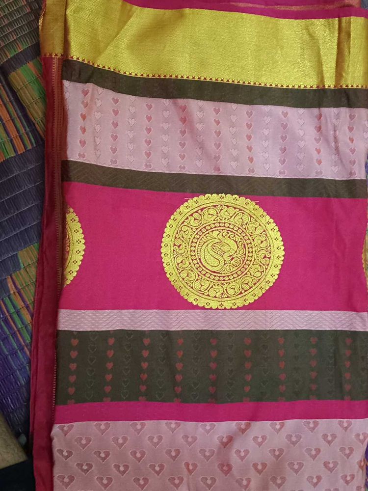 Elegant Pink Saree