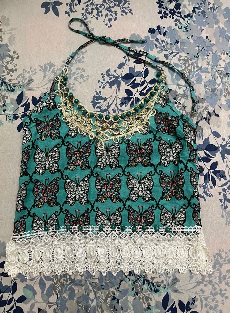 Butterfly Halter Top