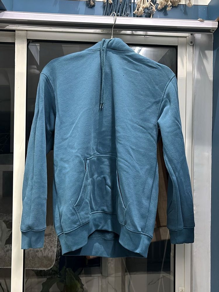 H&amp;M Teal Hoodie (Relaxed Fit - XS)