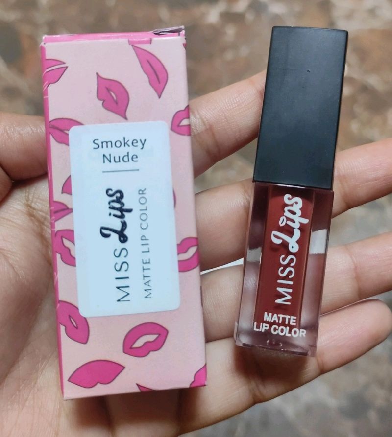 Miss Lips Matte Lip Color :- Smokey Nude