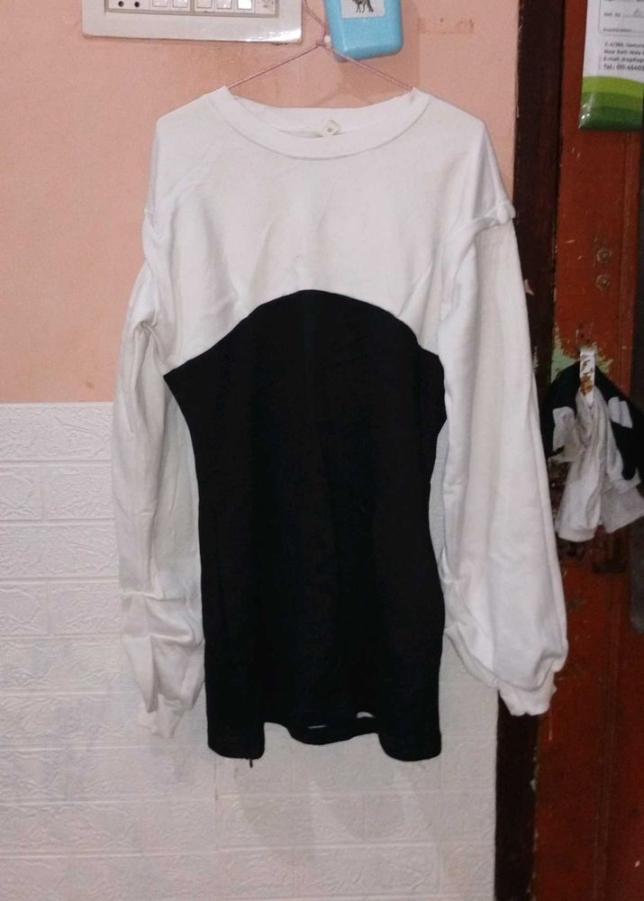 Two-Tone Long Sleeve Top