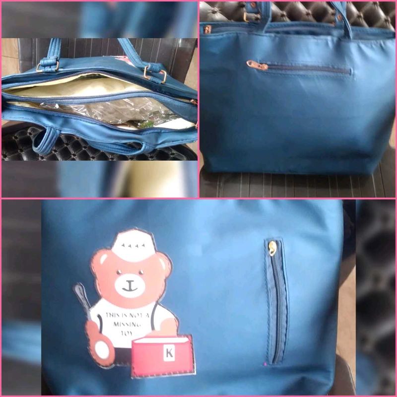 Navy Blue Colour Handbag