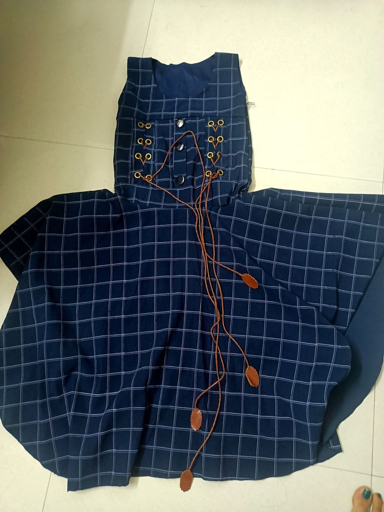 Blue Strecheble Frock🧿🍒