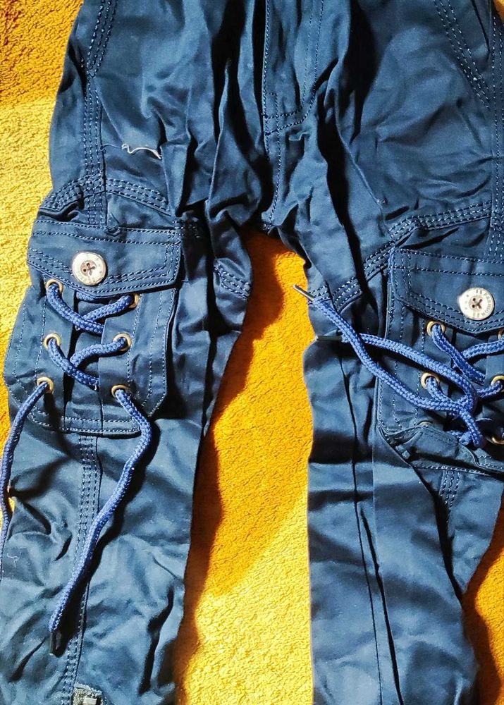 Blue Cargo Pants No.24