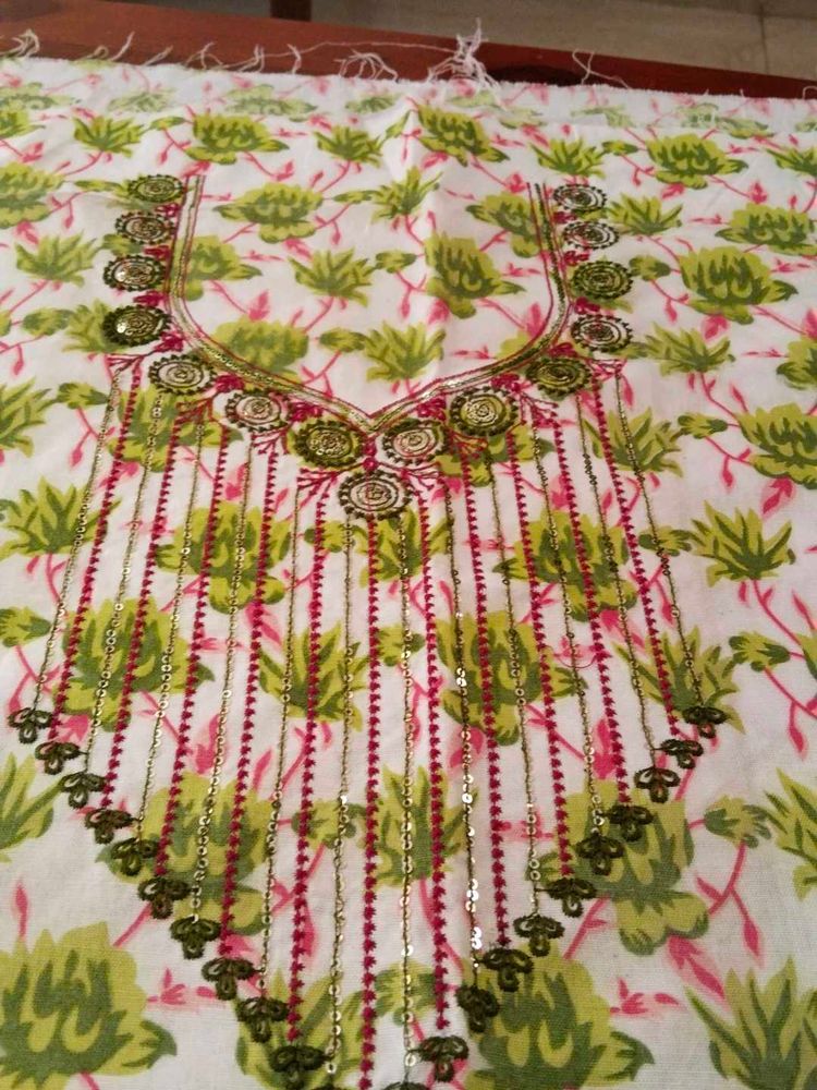 2 Cotton Suit Set With Dupatta