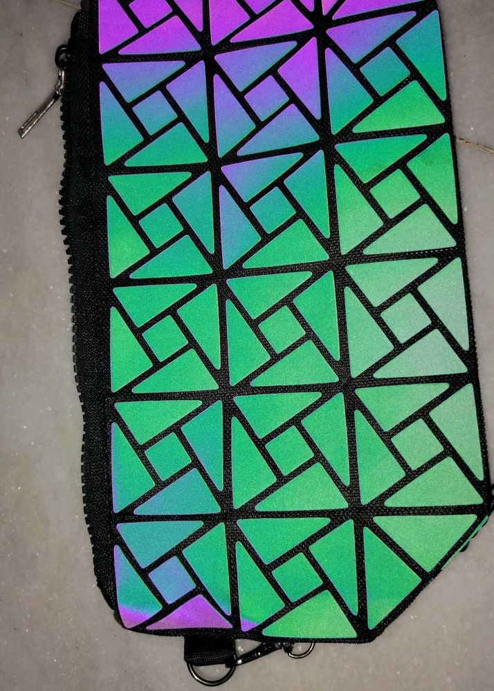 Geometric Pattern Pouch