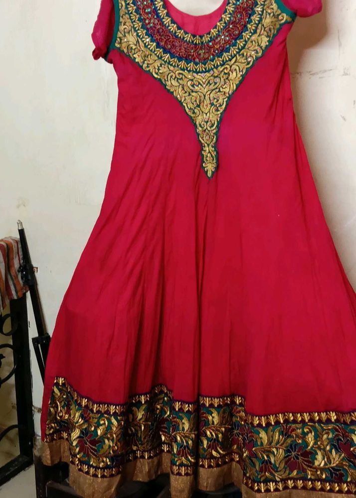 Pink Anarkali Dress 💞