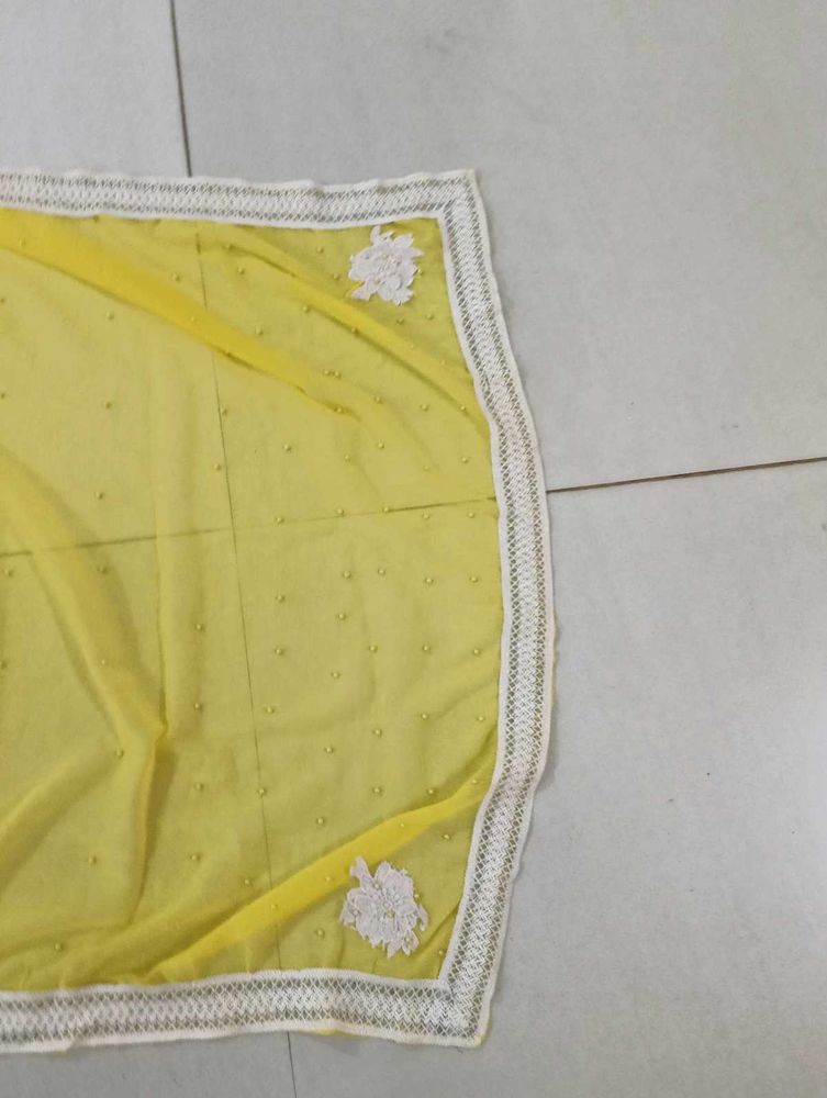 Elegant Yellow saree