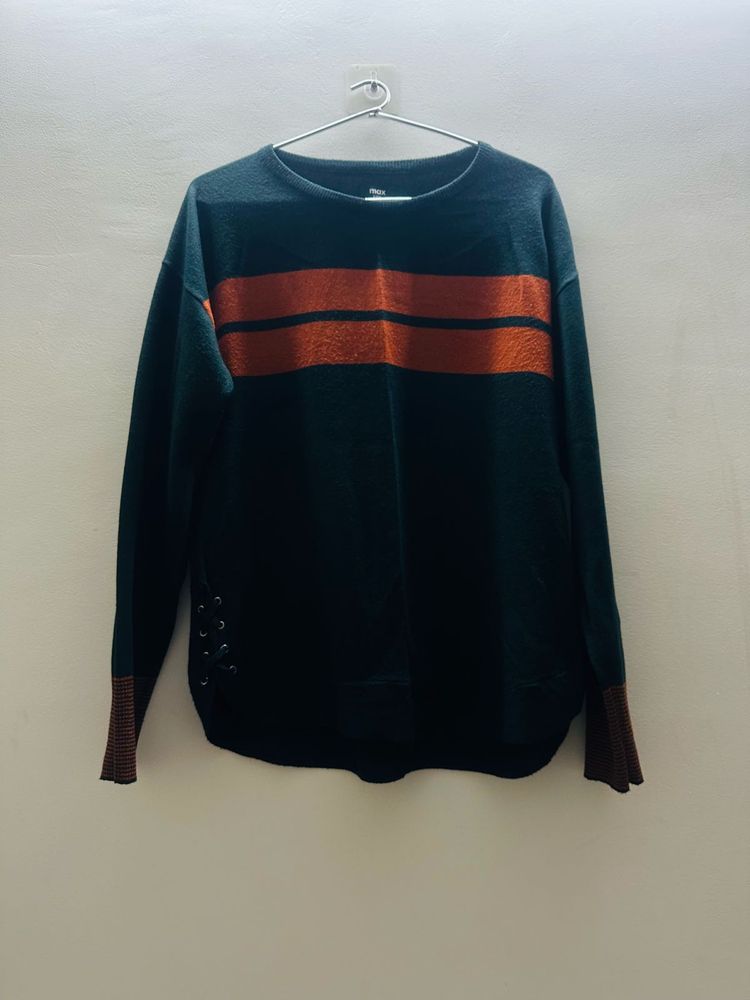 Striped Knit Sweater