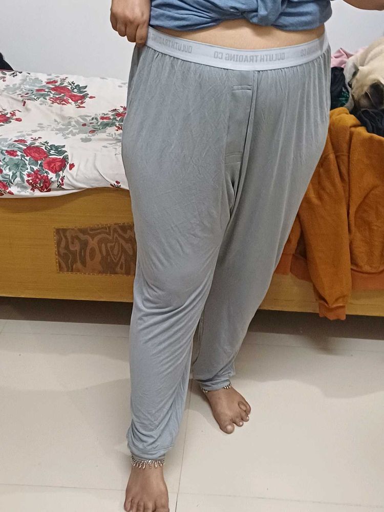Unisex Gray comfy Bottom pajama