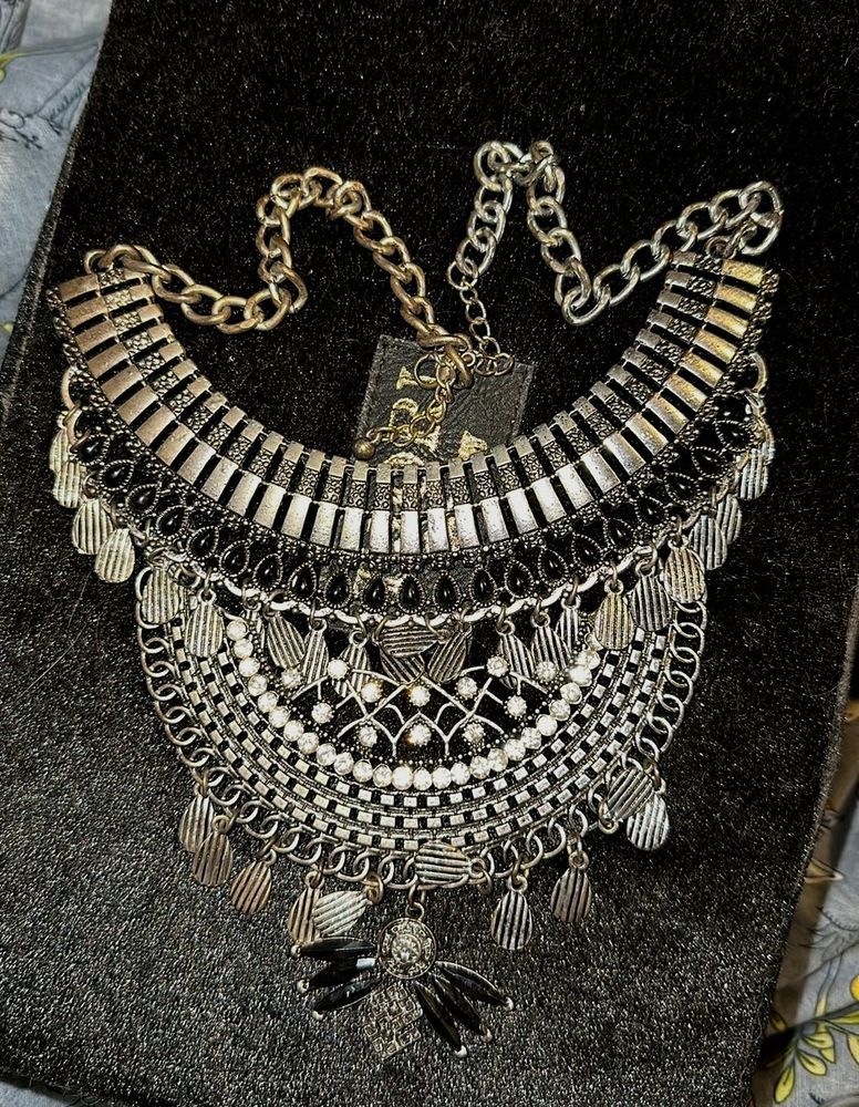 Oxidised Necklace