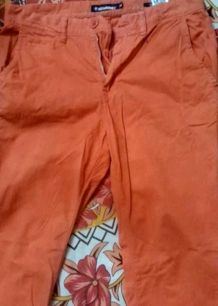 Orange Men&#39;s Chinos