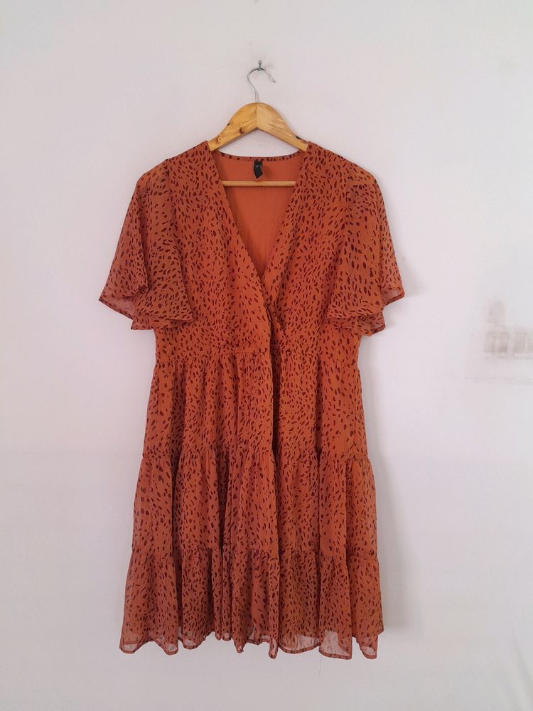 Rust Colour Dress
