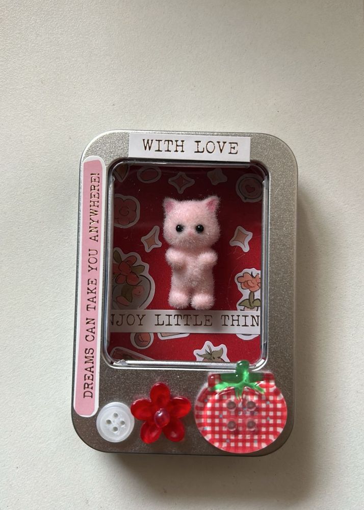 Calico Cat Tin Box