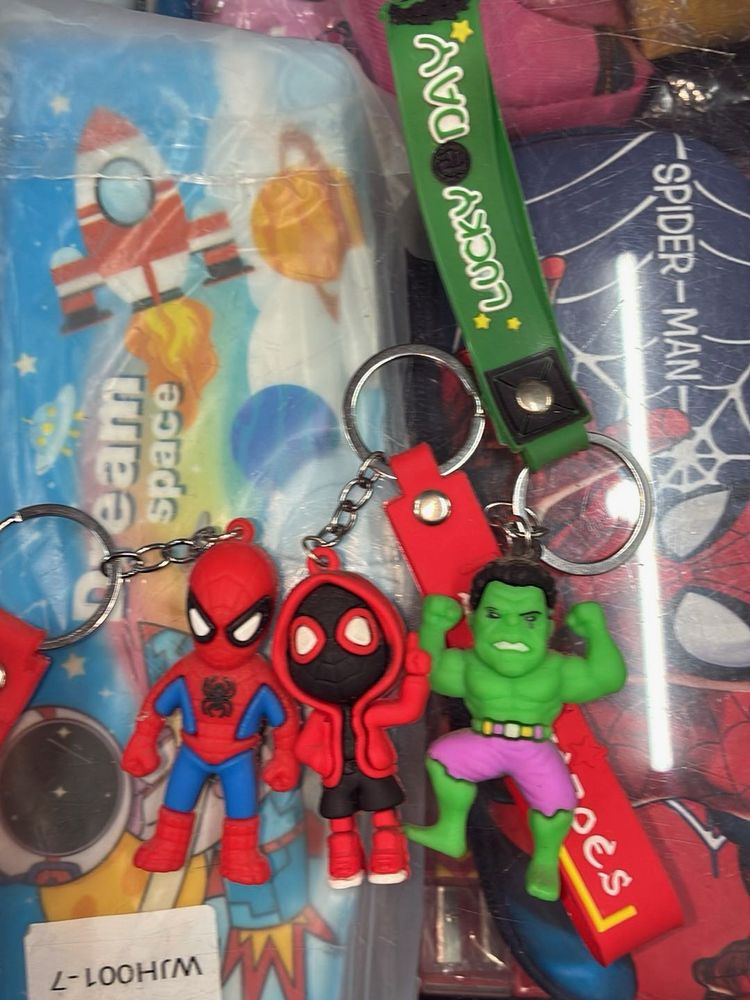 Superhero Keychains