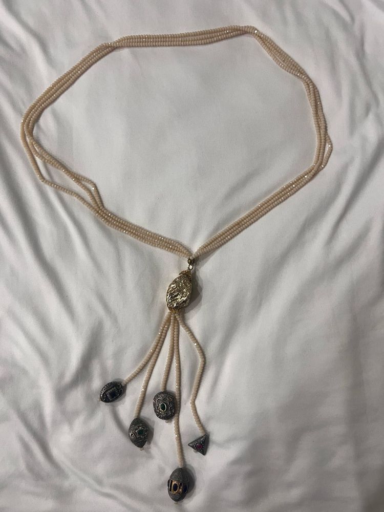 Sajwada Real Stone Layered Necklace
