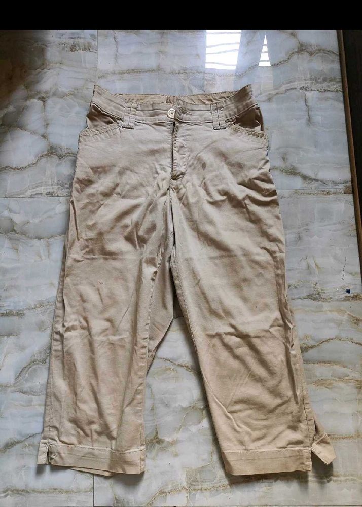 Khaki Capri Pants combo 4