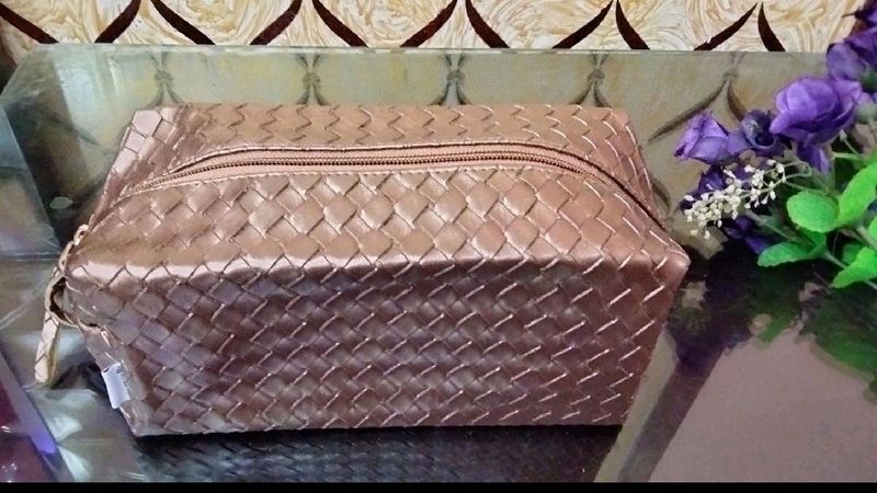 My Glamm Bridal Pouch Brown