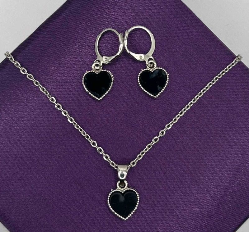 Heart Pendant Set