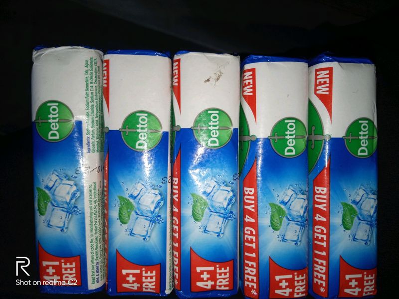Dettol soap 625 gm pack of five