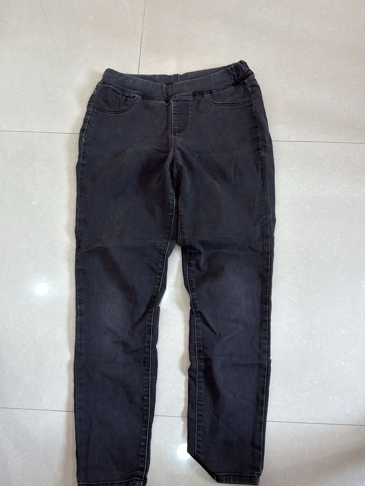 Black Denim Jeggings