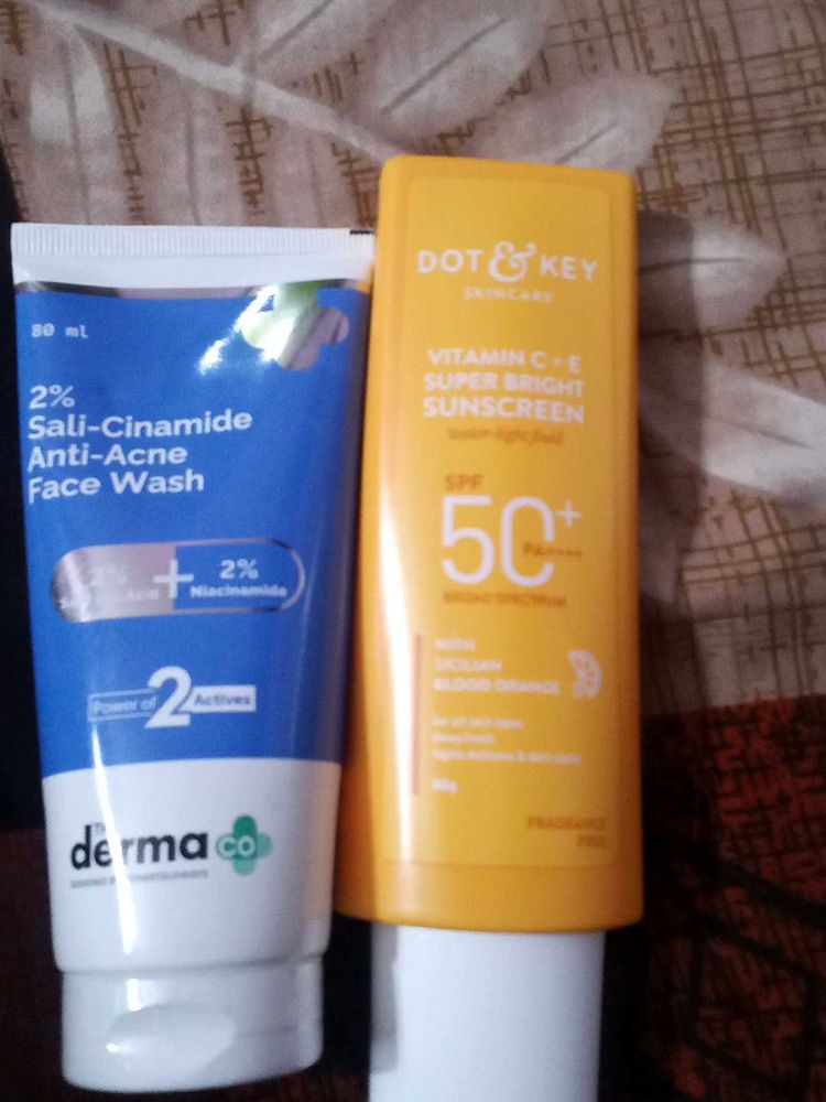 Dot Nd Key Sunscreen Face Wash New Seal Pack