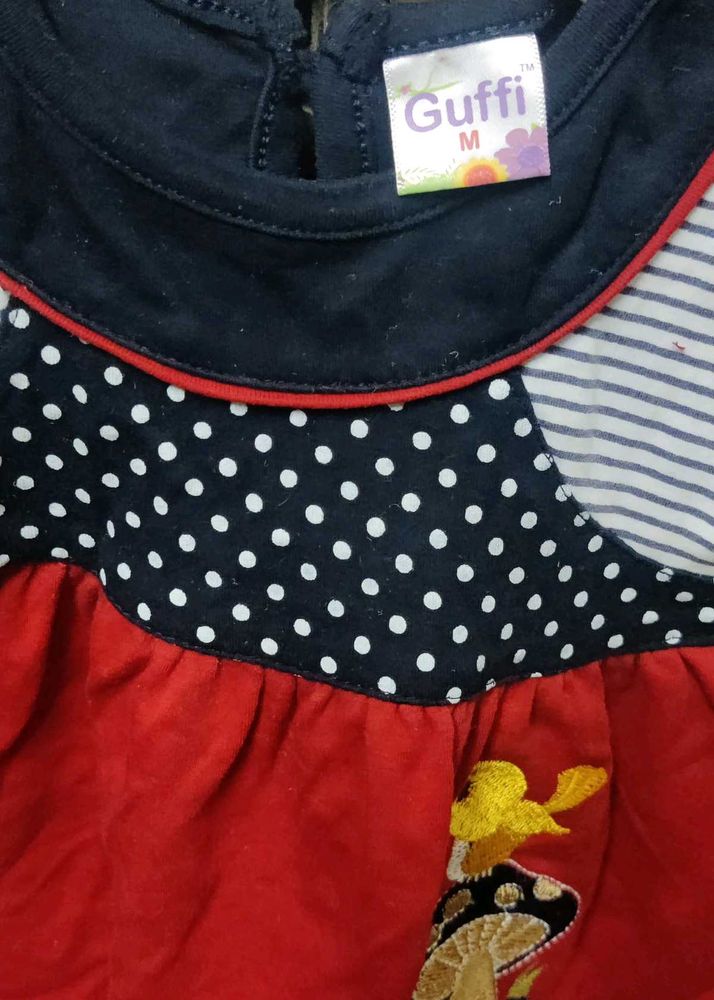 Cotton Frock With Embroidery