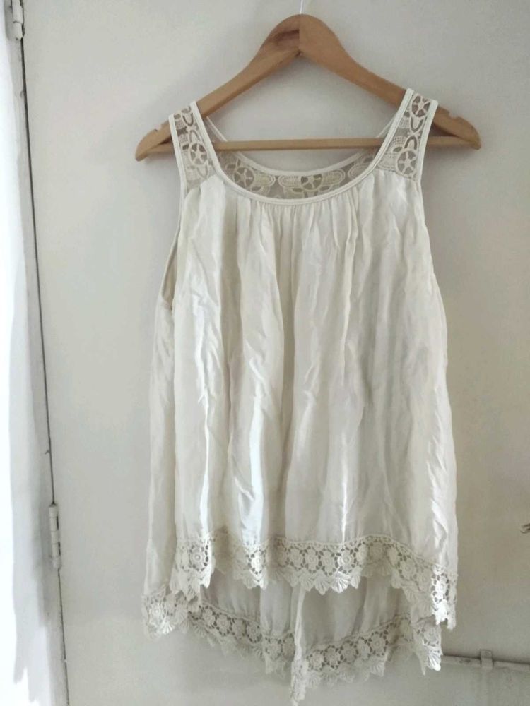 Lace Trim Beautiful Top