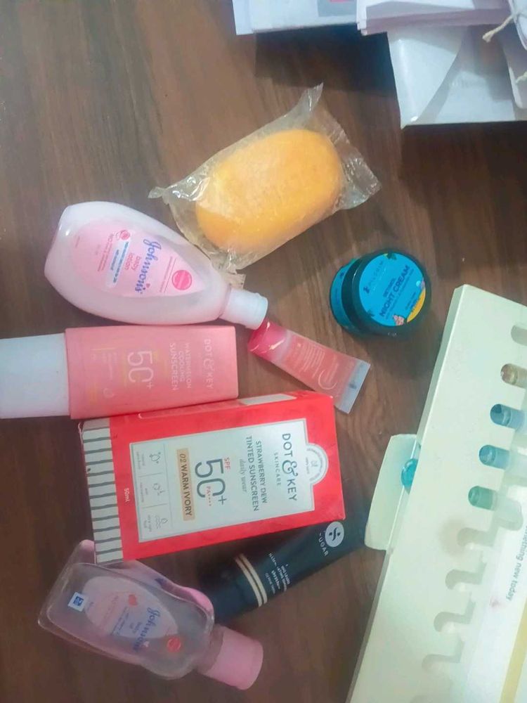 Skincare Bundle: Dot &amp; Key, Johnson's &amp; More