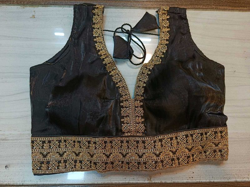 Black Organza Blouse