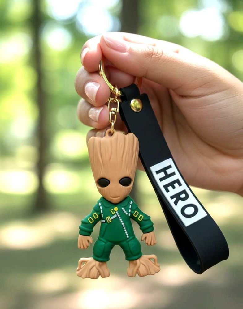 New Groot Hero Premium Keychain / Bag Charm