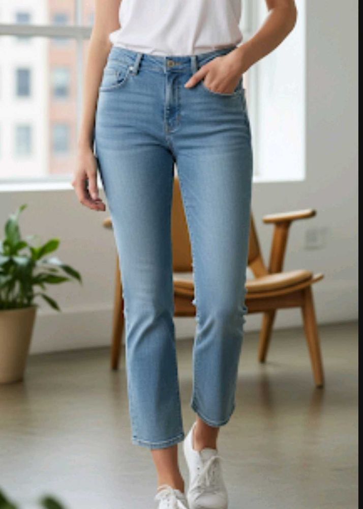 Light Wash Denim Jeans