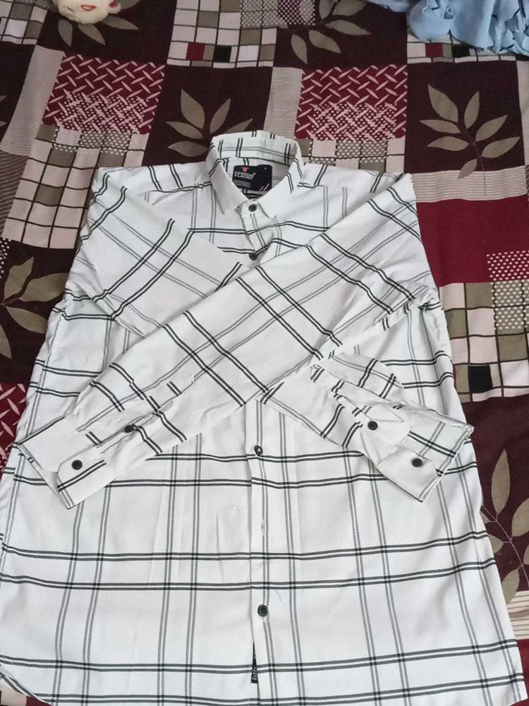Checkered Long Sleeve Shirt