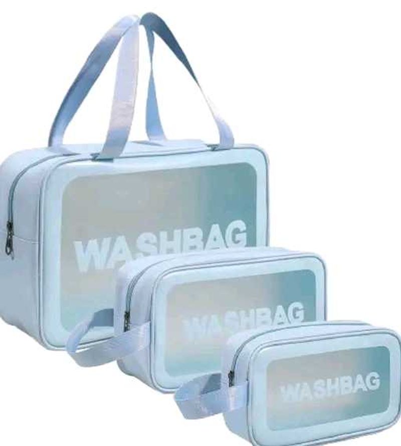3-Piece Travel Wash Bag Set