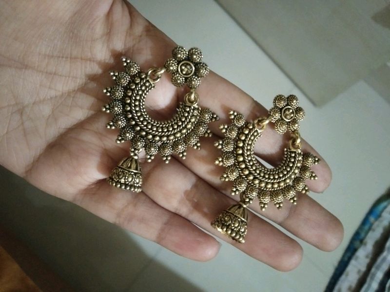 Dark Golden Earrings