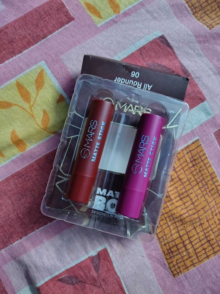 Set Of Two Mars Lipsticks