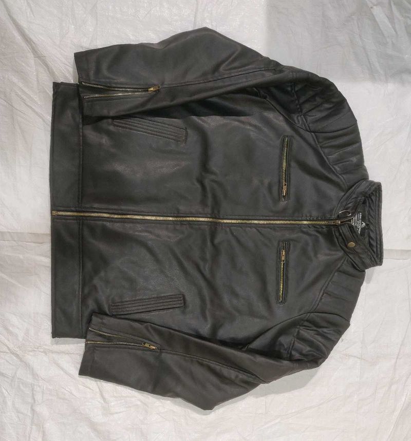 Stylish Black Leather Jacket