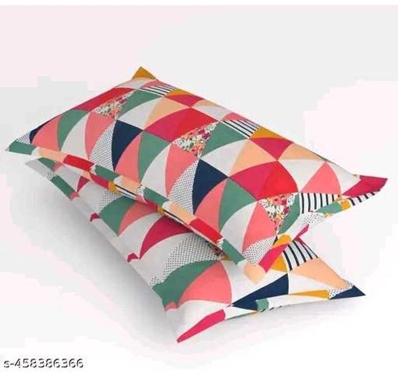 Colorful Geometric Pillowcases (Set of 10