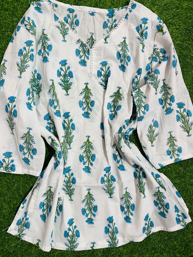 Xxl Size Cotton Short Kurti Unused Brand New