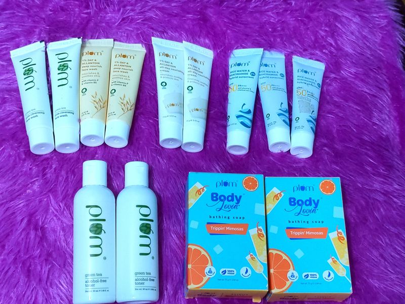 Combo Plum Skincare Kit 13 Products