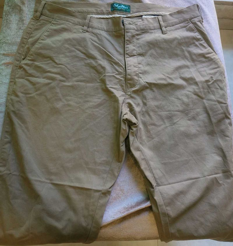 Men's Khaki Casual Trousers