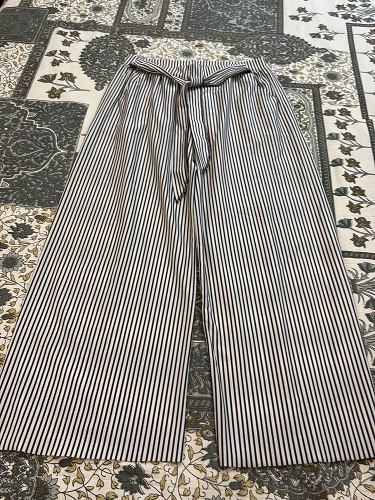 Striped Wide Leg Pants