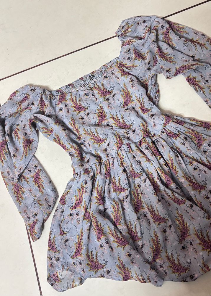 Floral Mini Dress top