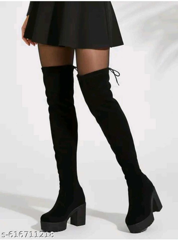 Over the Knee Black Boots – Party &amp; Casual Wear