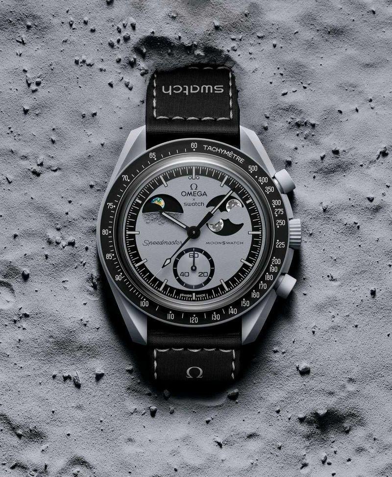 Latest Omega Swatch Strap Watch For Men
