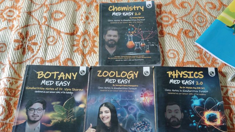 PW MED EASY BOOKS FOR NEET VERY HELPFUL