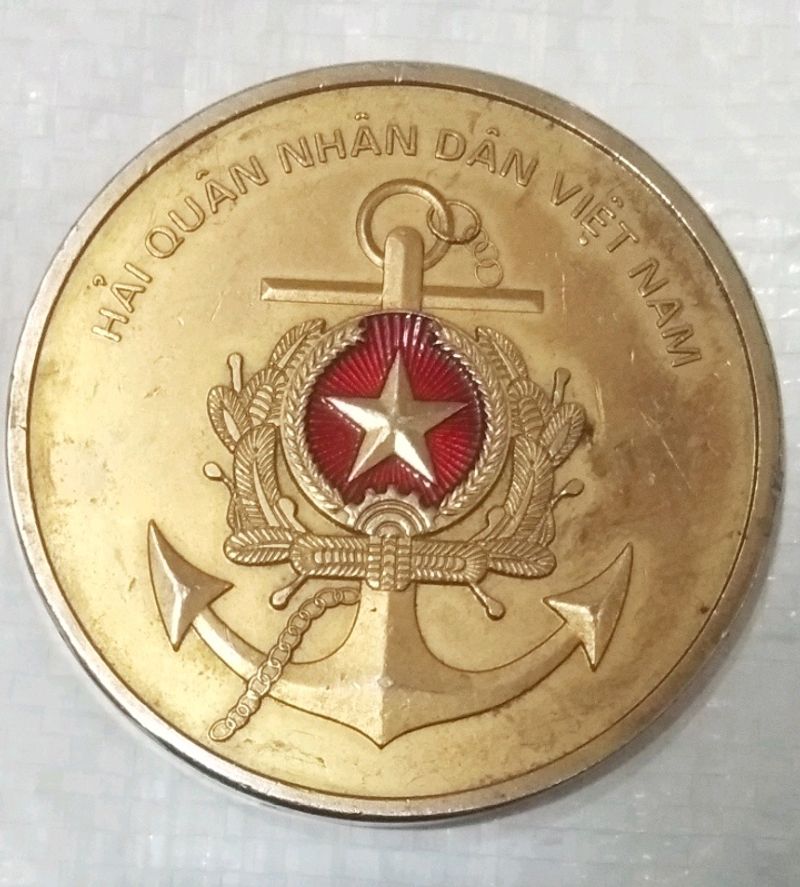Collectible Vietnam People&#39;s Navy Big Medal 118gms