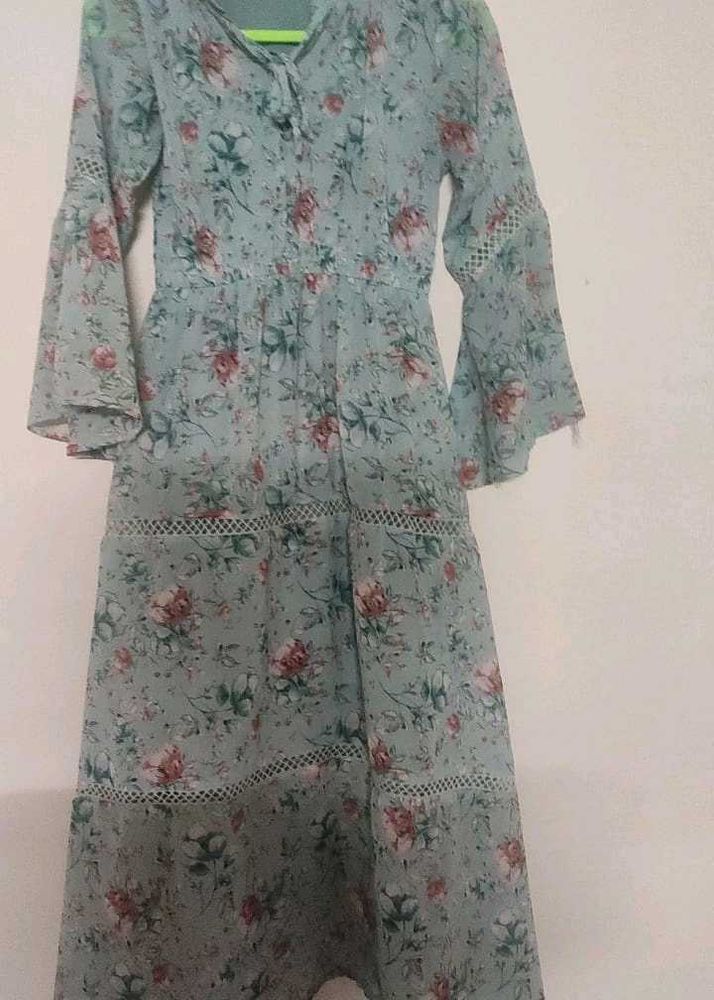 Floral Print Midi Dress