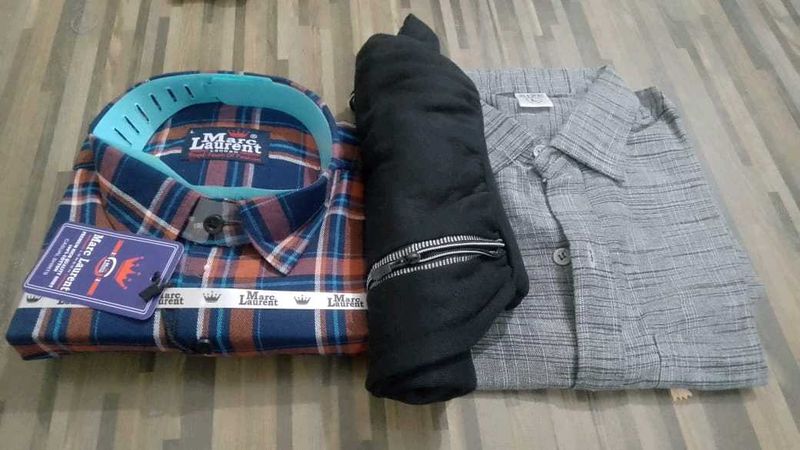 Combo Of 2 Shirts With Free Shorts